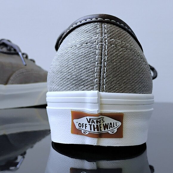 Vans Women's Authentic Low Top Canvas Sneaker in Special C & L Gray Color - Picture 8 of 13